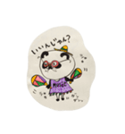 手書き感100ぱーせんと ぱんだ（個別スタンプ：8）