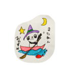 手書き感100ぱーせんと ぱんだ（個別スタンプ：12）