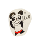 手書き感100ぱーせんと ぱんだ（個別スタンプ：16）