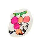 手書き感100ぱーせんと ぱんだ（個別スタンプ：25）