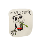 手書き感100ぱーせんと ぱんだ（個別スタンプ：29）