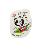手書き感100ぱーせんと ぱんだ（個別スタンプ：32）