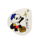 手書き感100ぱーせんと ぱんだ（個別スタンプ：36）