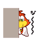 元気なトリのスタンプ（個別スタンプ：9）