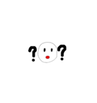 自作！手書き顔文字（個別スタンプ：3）