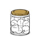 しろいこびと～ここぞと編～（個別スタンプ：40）