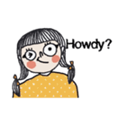 Jenny in August, Stay positive (Eng)（個別スタンプ：9）