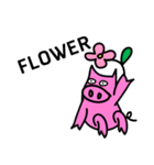 Pink Pig are friend（個別スタンプ：32）