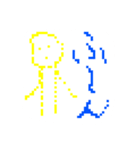 毒舌ドット絵ボーットくん。（個別スタンプ：7）