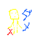 毒舌ドット絵ボーットくん。（個別スタンプ：14）