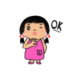 GiGi a lovely girl（個別スタンプ：14）