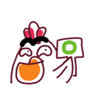 Bushy Eyebrows ＆ Long-chinned Bird（個別スタンプ：17）