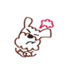 クレヨントイプードルの日常（個別スタンプ：3）