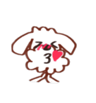 クレヨントイプードルの日常（個別スタンプ：4）