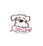 クレヨントイプードルの日常（個別スタンプ：16）