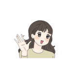 dramatic girlfriend（個別スタンプ：1）