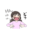dramatic girlfriend（個別スタンプ：8）