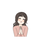 dramatic girlfriend（個別スタンプ：9）