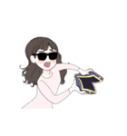 dramatic girlfriend（個別スタンプ：11）