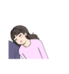 dramatic girlfriend（個別スタンプ：17）