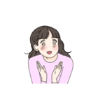 dramatic girlfriend（個別スタンプ：19）