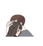dramatic girlfriend（個別スタンプ：22）