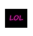 Animated Neon Sticker（個別スタンプ：8）