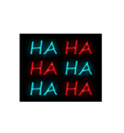 Animated Neon Sticker（個別スタンプ：9）