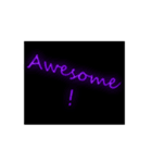 Animated Neon Sticker（個別スタンプ：10）