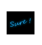 Animated Neon Sticker（個別スタンプ：11）