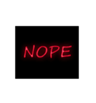 Animated Neon Sticker（個別スタンプ：14）