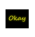 Animated Neon Sticker（個別スタンプ：15）