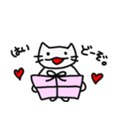 しろねこさん。 *あーり。（個別スタンプ：29）