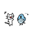 しろねこさん。 *あーり。（個別スタンプ：37）