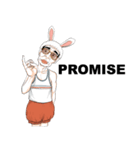 mr.Bunny uncle in rabbit suit（個別スタンプ：2）