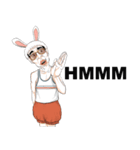 mr.Bunny uncle in rabbit suit（個別スタンプ：3）