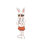 mr.Bunny uncle in rabbit suit（個別スタンプ：10）