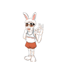 mr.Bunny uncle in rabbit suit（個別スタンプ：11）