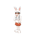 mr.Bunny uncle in rabbit suit（個別スタンプ：12）