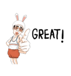 mr.Bunny uncle in rabbit suit（個別スタンプ：14）