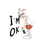 mr.Bunny uncle in rabbit suit（個別スタンプ：22）