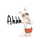 mr.Bunny uncle in rabbit suit（個別スタンプ：25）