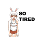 mr.Bunny uncle in rabbit suit（個別スタンプ：37）