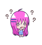 紫髮の少女(日本語)（個別スタンプ：26）