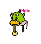 かわいいモンスタースライム（個別スタンプ：34）