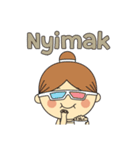 The Girls: Indonesian Daily Talk（個別スタンプ：36）