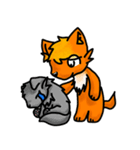 cute coyotes（個別スタンプ：13）