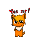 cute coyotes（個別スタンプ：32）