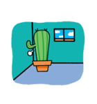 Moving cactus（個別スタンプ：16）