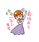 キララヅカ歌劇団～スミレの淑女～（個別スタンプ：1）